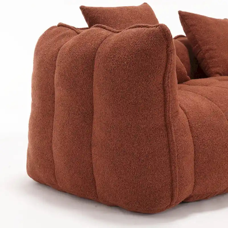 Canapé inclinable d'angle confortable