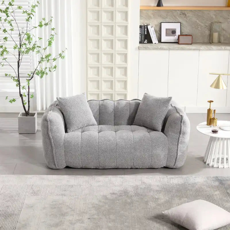 Canapé inclinable d'angle confortable