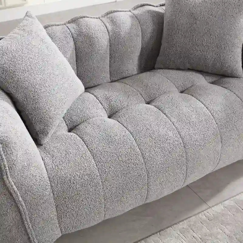 Canapé inclinable d'angle confortable