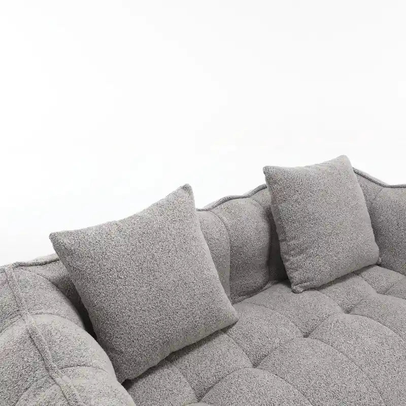 Canapé inclinable d'angle confortable