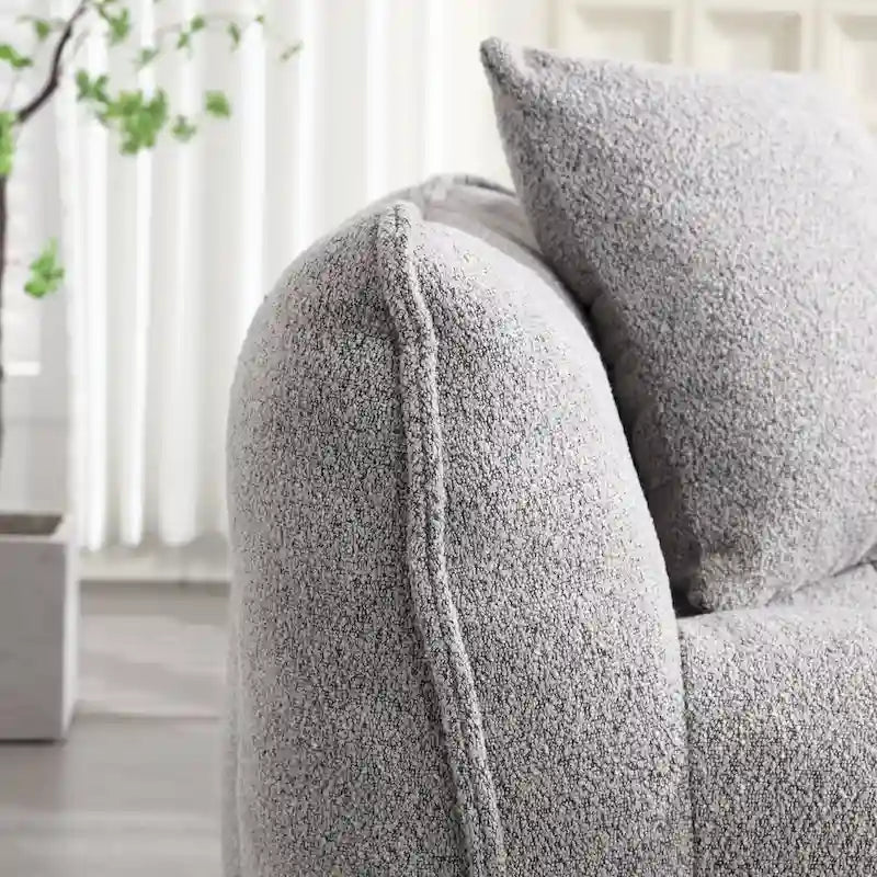 Canapé inclinable d'angle confortable