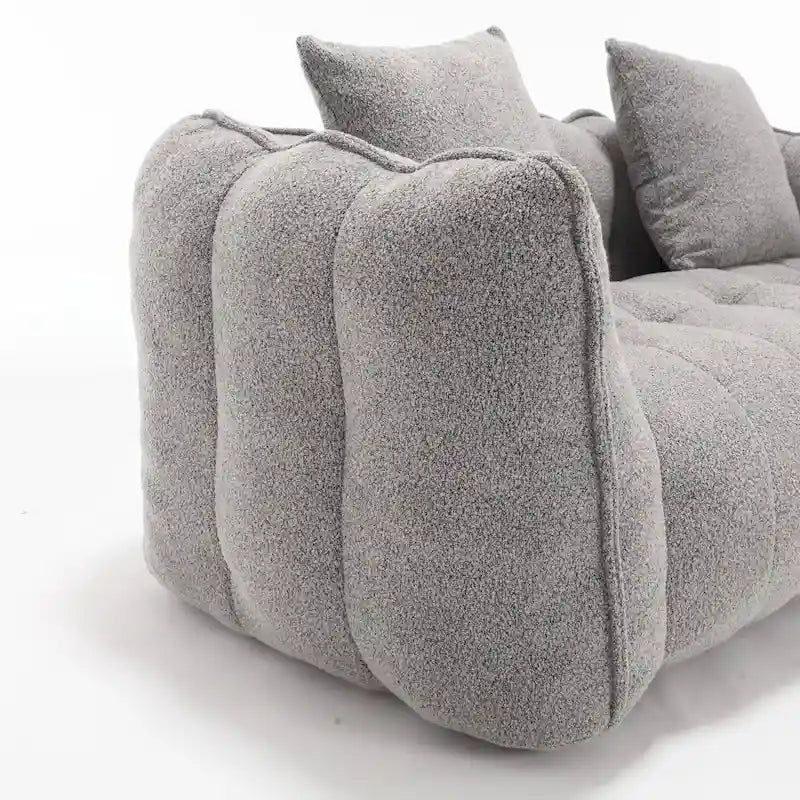 Canapé inclinable d'angle confortable