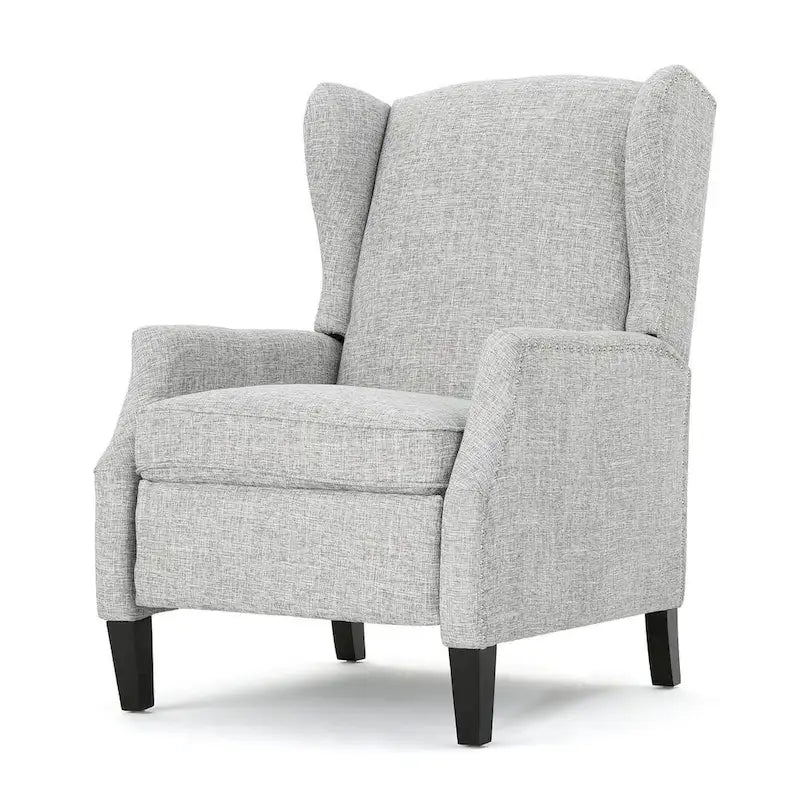 Fauteuils inclinables en tissu traditionnel avec bordure cloutée par Christopher Knight Home
