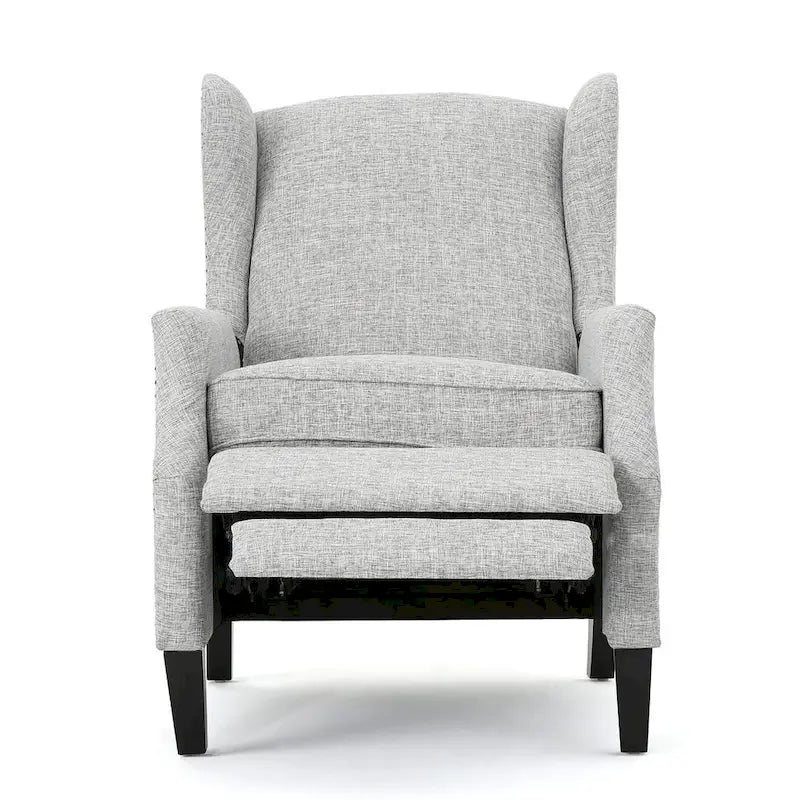 Fauteuils inclinables en tissu traditionnel avec bordure cloutée par Christopher Knight Home