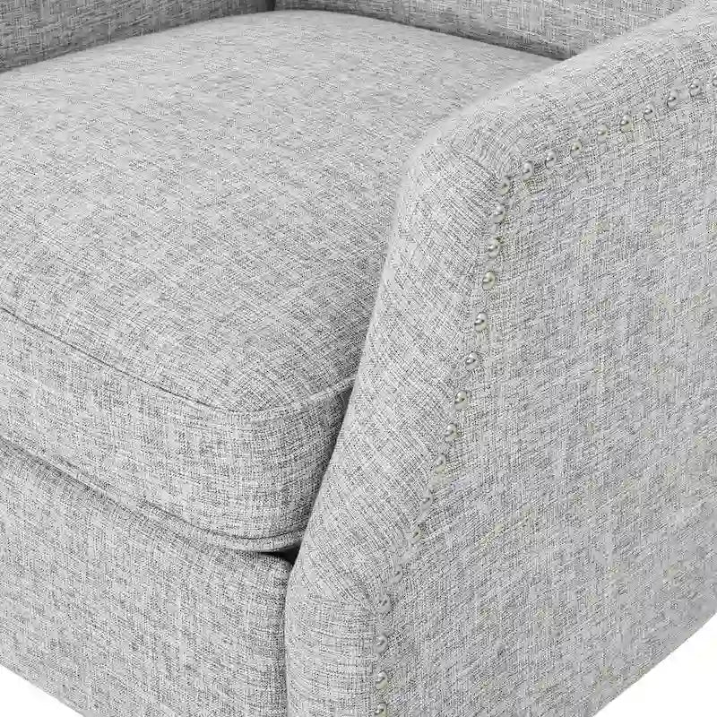 Fauteuils inclinables en tissu traditionnel avec bordure cloutée par Christopher Knight Home