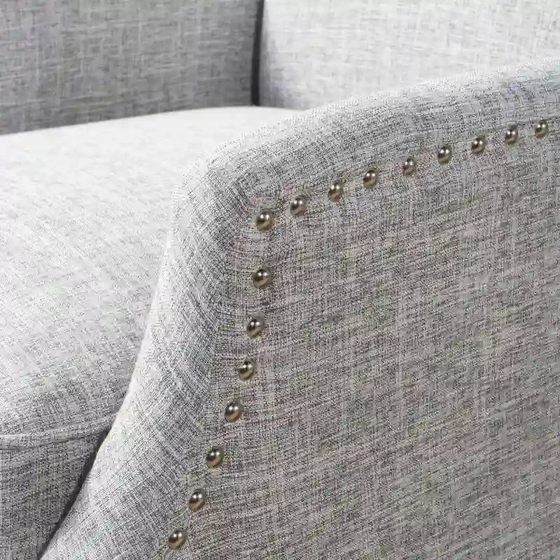 Fauteuils inclinables en tissu traditionnel avec bordure cloutée par Christopher Knight Home