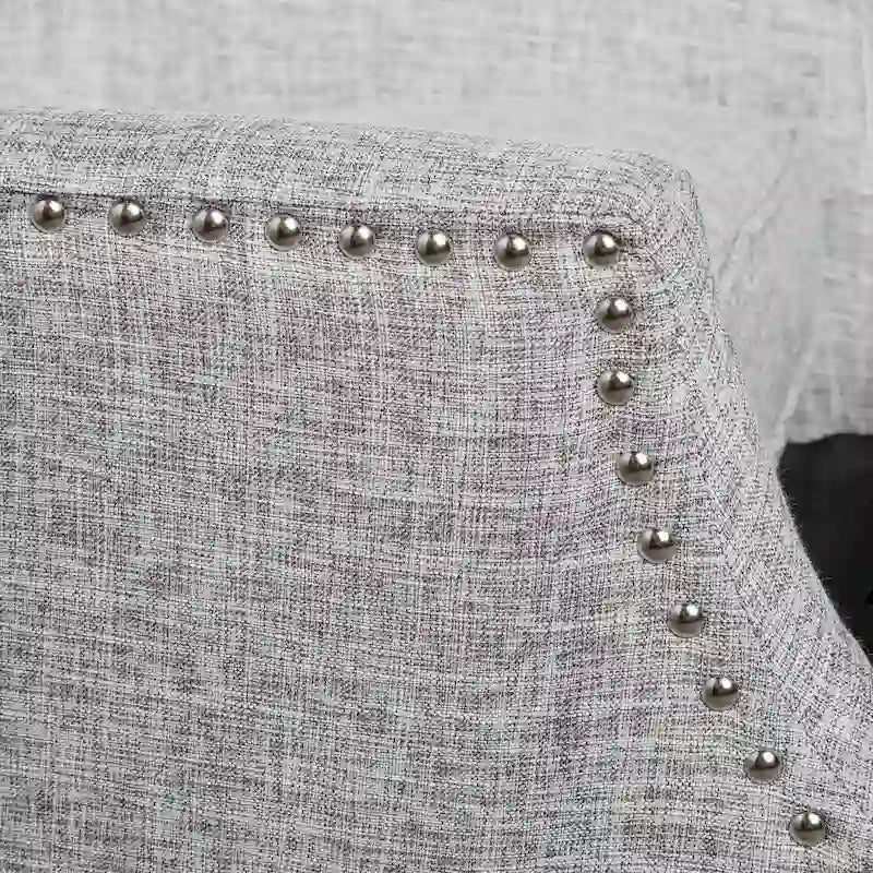 Fauteuils inclinables en tissu traditionnel avec bordure cloutée par Christopher Knight Home