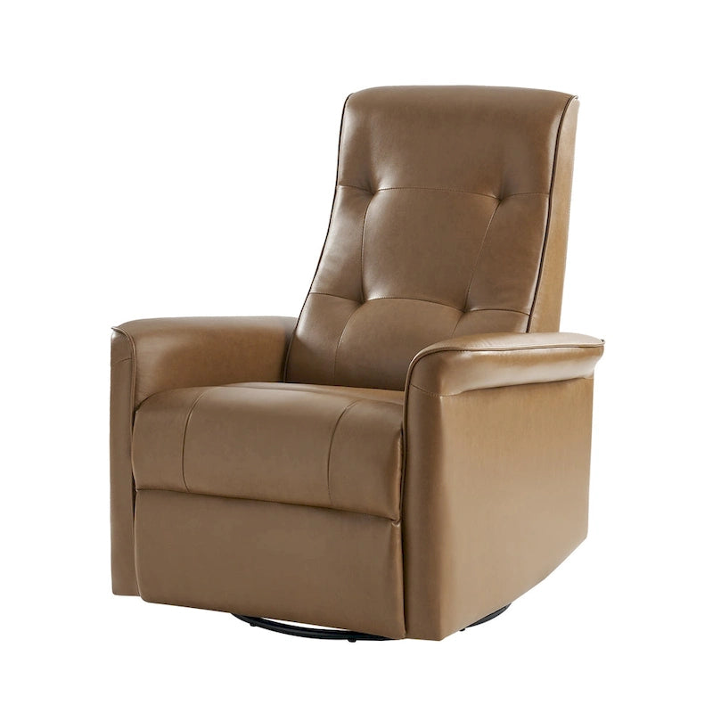 Fauteuil inclinable électrique pivotant en similicuir moderne Valentin avec ports USB par HULALA HOME