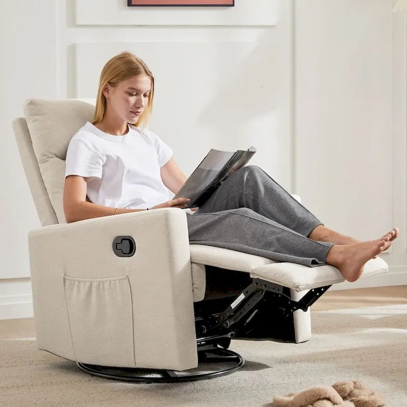 Fauteuil inclinable manuel en tissu Winback - Canapé simple