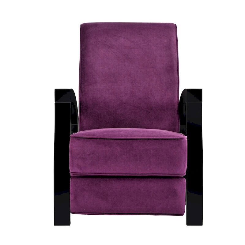 Fauteuil inclinable Artiva Premium en microvelours violet