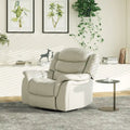 Fauteuil inclinable pivotant et coulissant manuel Rover 41,5 en similicuir