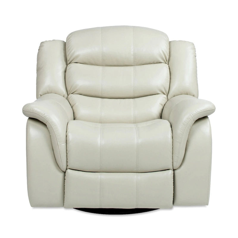 Fauteuil inclinable pivotant et coulissant manuel Rover 41,5 en similicuir