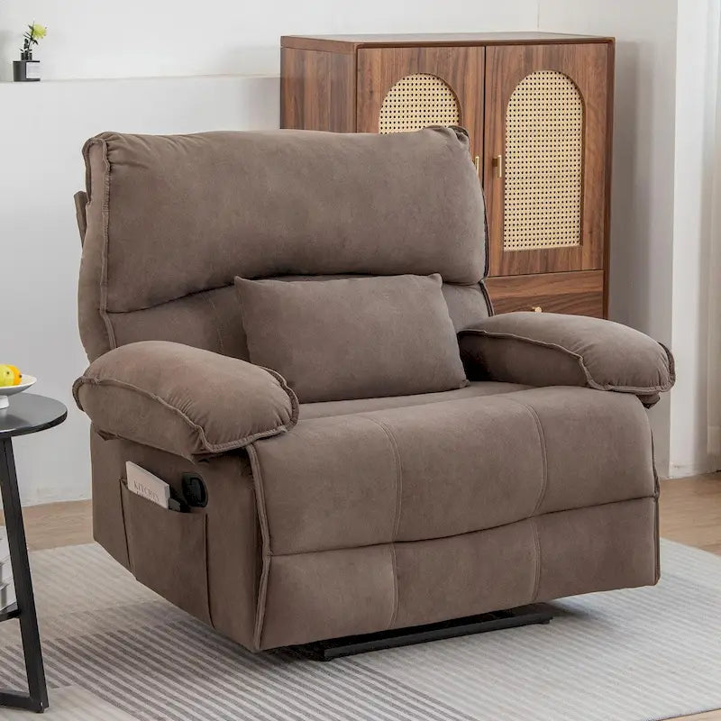 Fauteuil inclinable manuel surdimensionné pour salon
