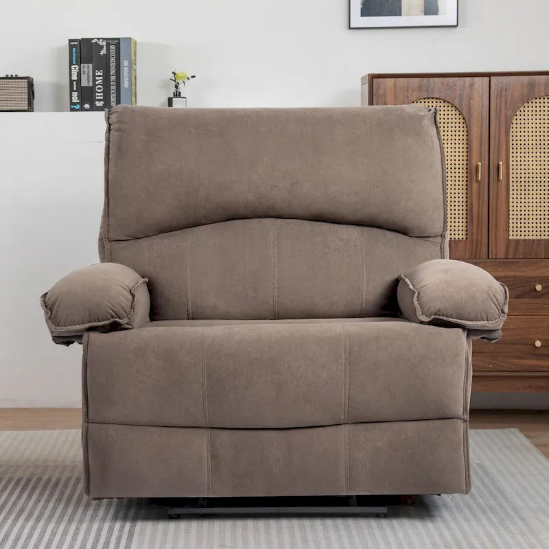 Fauteuil inclinable manuel surdimensionné pour salon