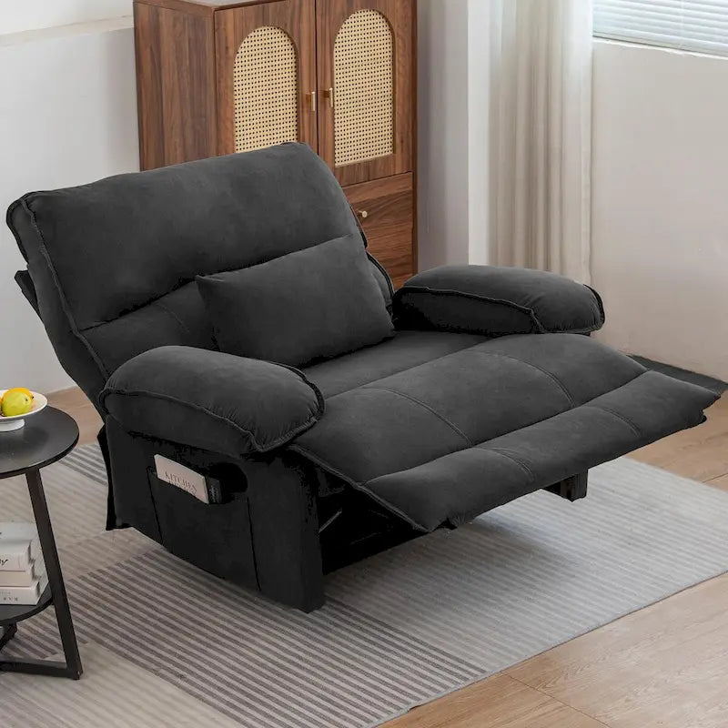 Fauteuil inclinable manuel surdimensionné pour salon