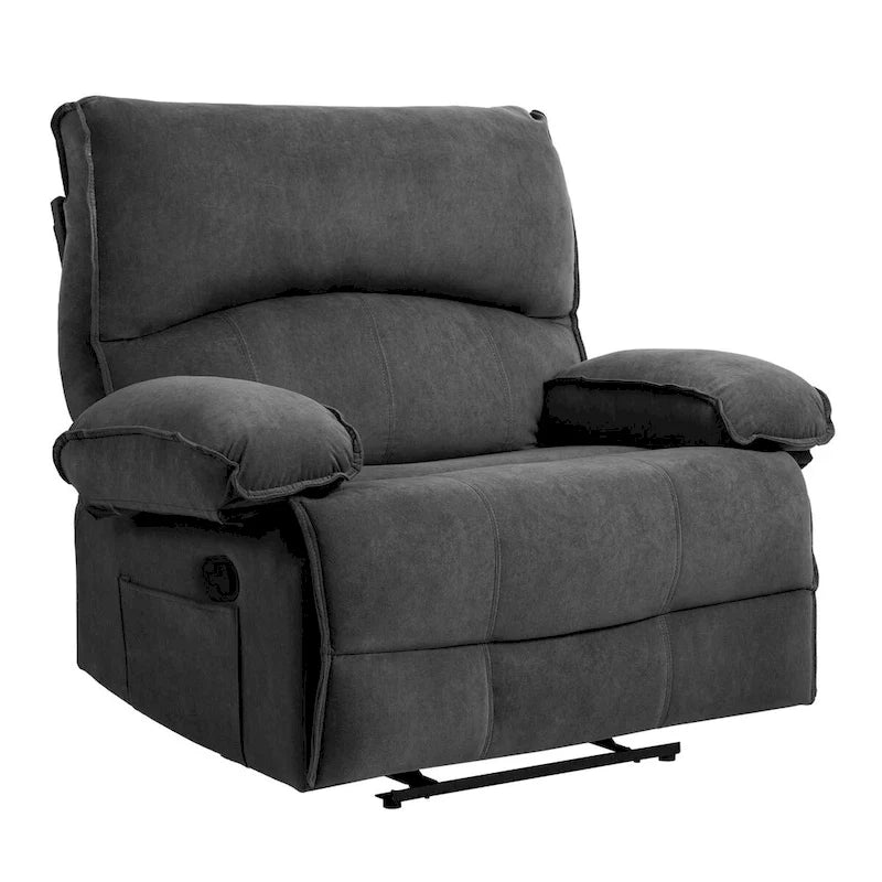 Fauteuil inclinable manuel surdimensionné pour salon