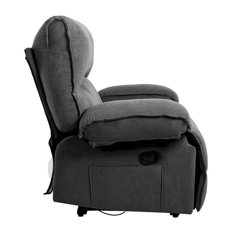 Fauteuil inclinable manuel surdimensionné pour salon