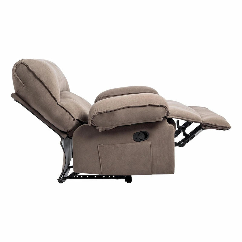 Fauteuil inclinable manuel surdimensionné pour salon
