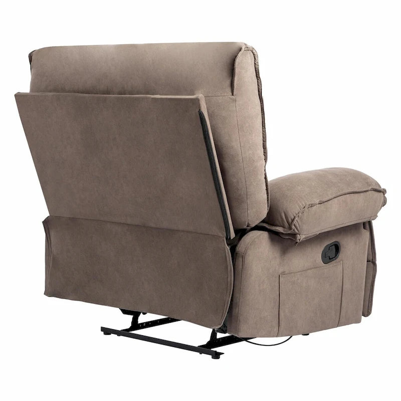 Fauteuil inclinable manuel surdimensionné pour salon