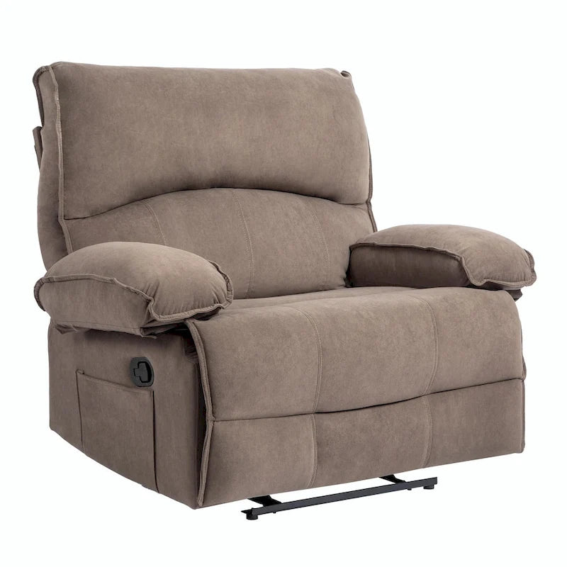 Fauteuil inclinable manuel surdimensionné pour salon