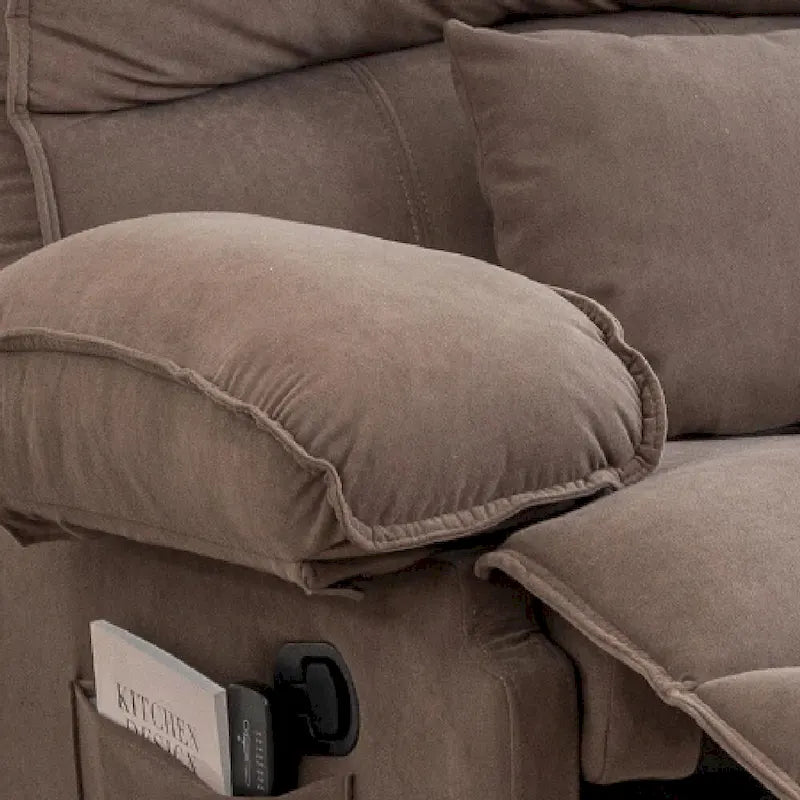 Fauteuil inclinable manuel surdimensionné pour salon