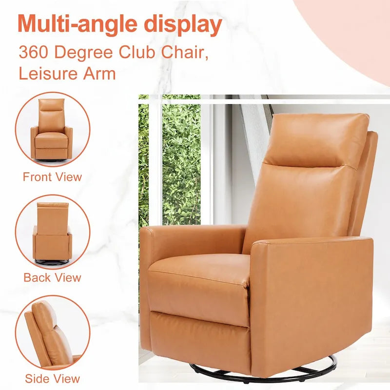 Fauteuil inclinable manuel Winback Monoplace, 8 modes de massage différents, Marron