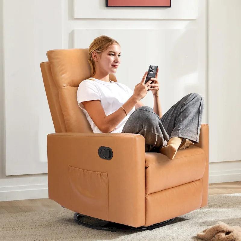 Fauteuil inclinable manuel Winback Monoplace, 8 modes de massage différents, Marron