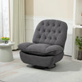 Fauteuil inclinable pivotant à 360 degrés en chenille moderne, ensemble de 1