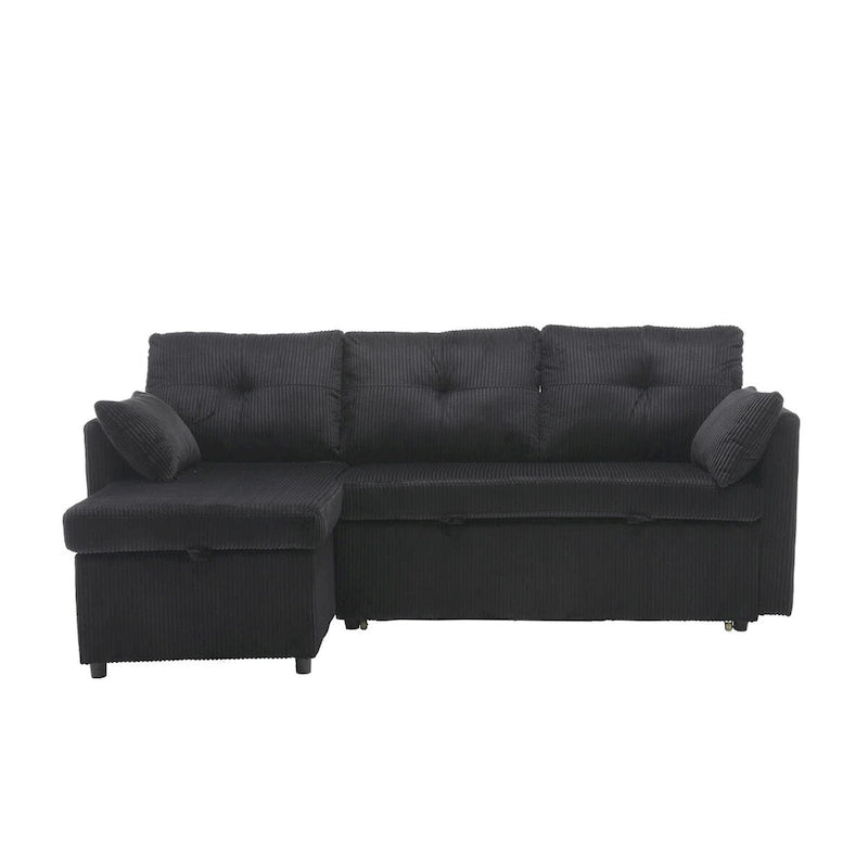 Le canapé de rangement en L se transforme en fauteuil inclinable