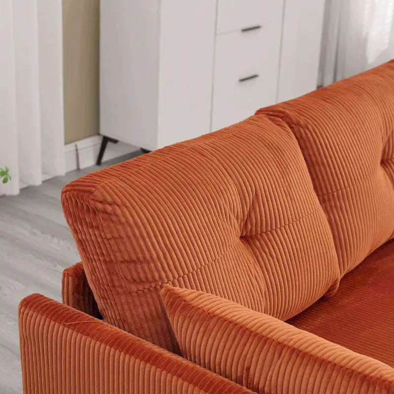 Le canapé de rangement en L se transforme en fauteuil inclinable