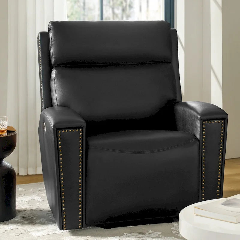 Fauteuil inclinable releveur massant et chauffant Power Modern avec ports de chargement par HULALA HOME