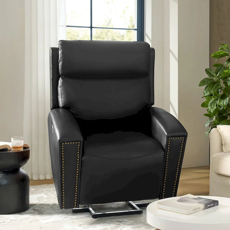 Fauteuil inclinable releveur massant et chauffant Power Modern avec ports de chargement par HULALA HOME