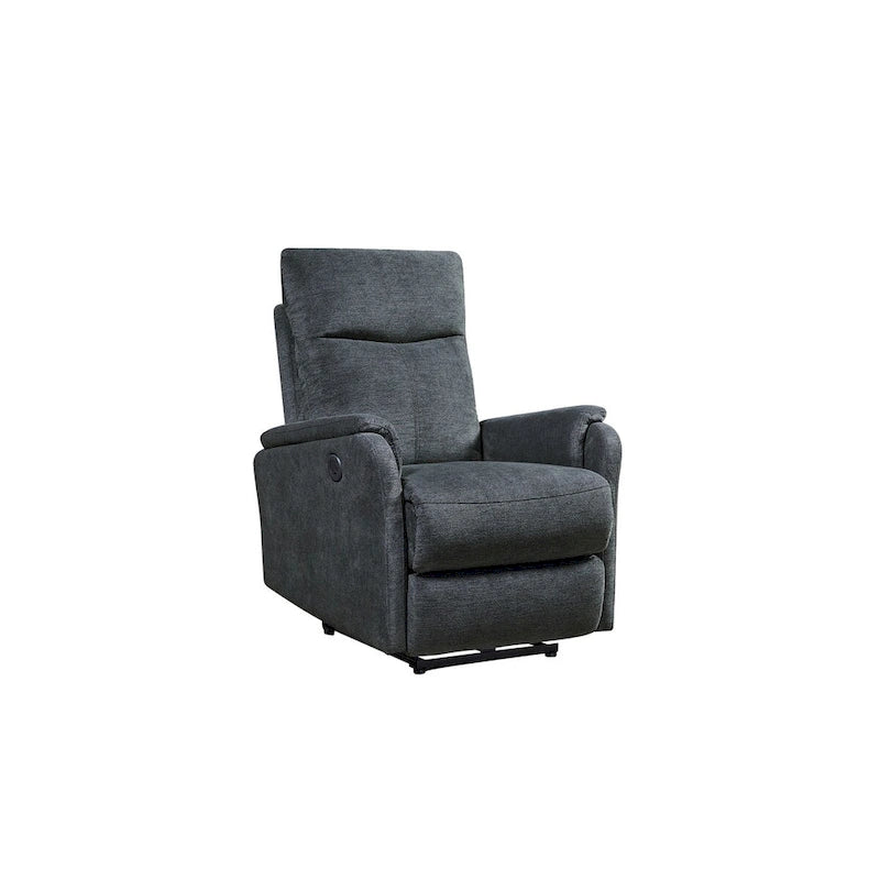 Fauteuil inclinable électrique Kai Modern Blue contemporain avec chargeur