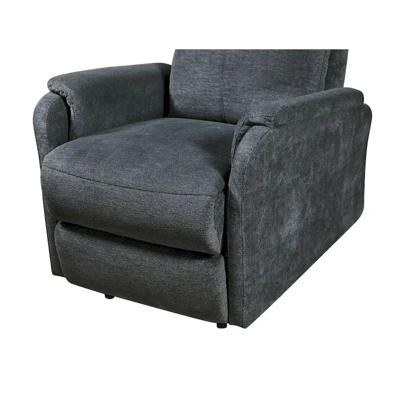 Fauteuil inclinable électrique Kai Modern Blue contemporain avec chargeur
